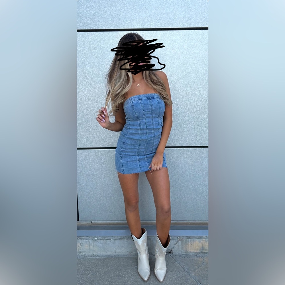 Cute denim dress from Princess Polly